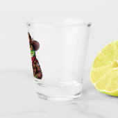 かわいいおもしろいカウボーイウエスタンフロッグ愛好家 ショットグラス (右)