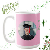 かわいいおもしろいカエル写真メッセージ卒業ギフト コーヒーマグカップ