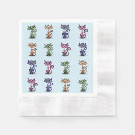 かわいいおもしろいカクテルペーパーナプキン 縁ありカクテルナプキン