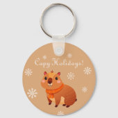 かわいいおもしろいカピバラ キーホルダー (正面)