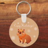 かわいいおもしろいカピバラ キーホルダー (正面)