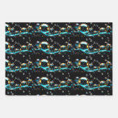 かわいいおもしろいカラフル ラッピングペーパーシート (正面2)