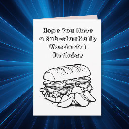 かわいいおもしろいカラーリングページパン | ハッピーバースデー カード