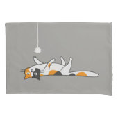 かわいいおもしろいカリコ猫 | ペットキティ猫好き 枕カバー (正面)