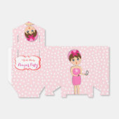かわいいおもしろいガーリーパンパースパパーティーテーマfor Girls フェイバーボックス (折り畳みなし)