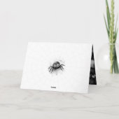 かわいいおもしろいキッズハッピーハローウィンカード カード (裏面)