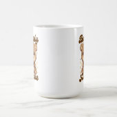 かわいいおもしろいクマのコーヒーパン コーヒーマグカップ (中央)