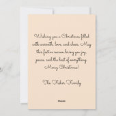 かわいいおもしろいクリスマスグリーティングカード シーズンカード (裏面)