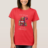 かわいいおもしろいクリスマスマイクリスマスホリデー Tシャツ (正面)