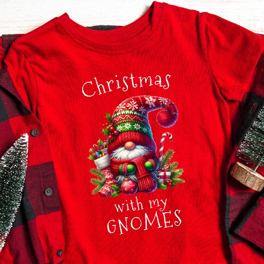 かわいいおもしろいクリスマスマイクリスマスホリデー Tシャツ