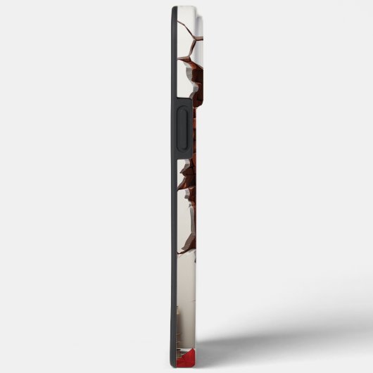 かわいいおもしろいクリスマス小妖精や小人 Case-Mate iPhoneケース (裏面 / 右)