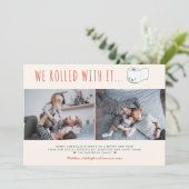 かわいいおもしろいクリ転がスマスIT 2枚の写真 シーズンカード (スタンド正面)