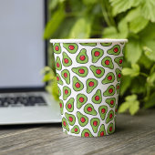 かわいいおもしろいグリーンアボカドスサマーアイスクリーム 紙コップ