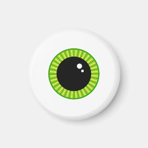 かわいいおもしろいグリーン眼球 マグネット