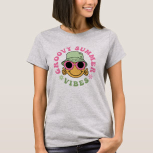 かわいいおもしろいグルーヴィー夏の雰囲気 Tシャツ