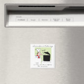 かわいいおもしろいケータリング名刺マグネット マグネット (インサイチュ (食洗機))