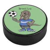 かわいいおもしろいコモドドラゴンの遊サッカー漫画 アイスホッケーパック (3/4)