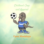 かわいいおもしろいコモドドラゴンの遊サッカー漫画 ウィンドウサイン (シート3)