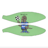 かわいいおもしろいコモドドラゴンの遊サッカー漫画 ミニバスケットボール (パネル)