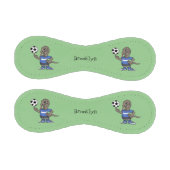 かわいいおもしろいコモドドラゴンの遊サッカー漫画 野球ボール (パネル)