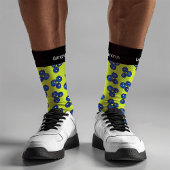 かわいいおもしろいサマーナグブルーベリーモダントレンディー10代の ソックス