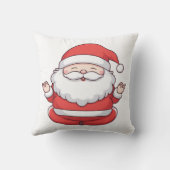 かわいいおもしろいサンタ・ヨガ・メディテーション クッション (裏面)