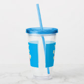 かわいいおもしろいジャンプのポップコーン漫画 アクリルタンブラー (左)