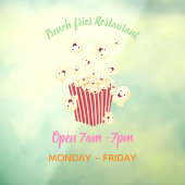 かわいいおもしろいジャンプのポップコーン漫画 ウィンドウサイン (シート3)