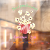 かわいいおもしろいジャンプのポップコーン漫画 ウィンドウサイン (シート2)