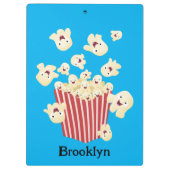 かわいいおもしろいジャンプのポップコーン漫画 クリップボード (裏面)