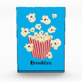 かわいいおもしろいジャンプのポップコーン漫画 フォトブロック (正面)