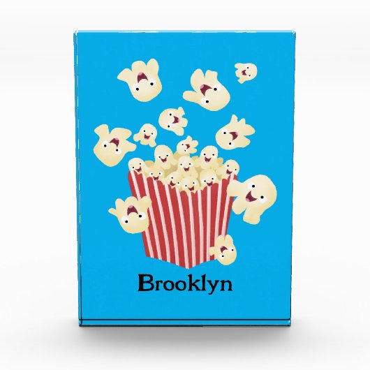 かわいいおもしろいジャンプのポップコーン漫画 フォトブロック (正面)