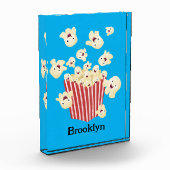 かわいいおもしろいジャンプのポップコーン漫画 フォトブロック (左)