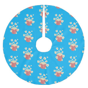 かわいいおもしろいジャンプのポップコーン漫画 ブラッシュドポリエステルツリースカート