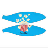 かわいいおもしろいジャンプのポップコーン漫画 ミニバスケットボール (パネル)