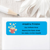 かわいいおもしろいジャンプのポップコーン漫画 ラベル (インサイチュ)