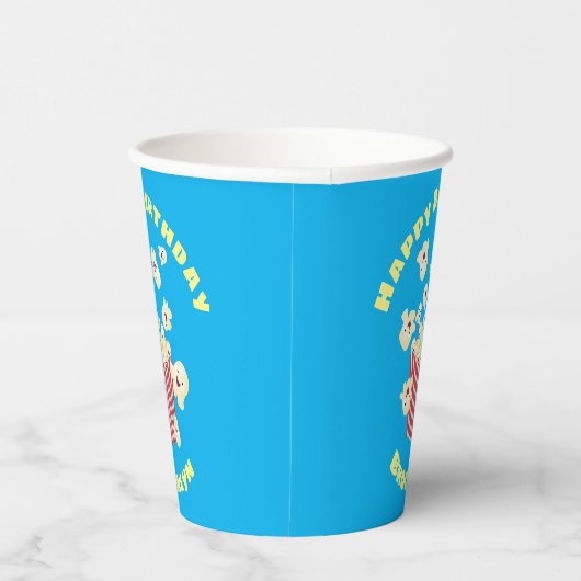 かわいいおもしろいジャンプのポップコーン漫画 紙コップ (右)