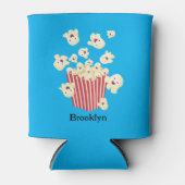 かわいいおもしろいジャンプのポップコーン漫画 缶クーラー (正面)