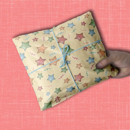 かわいいおもしろいスターベビー 薄葉紙