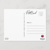 かわいいおもしろいステイホームドリンクワイン ポストカード (裏面)