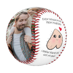 かわいいおもしろいステップパパ父の日の写真 野球ボール