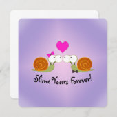 かわいいおもしろいスライム永遠にカタツムリ (正面/裏面)