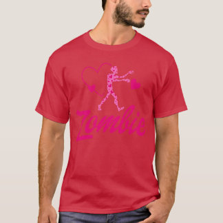 かわいいおもしろいゾンビメンズキッズウーメンズハロウィーン Tシャツ