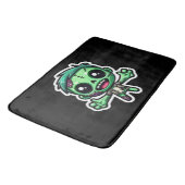 かわいいおもしろいゾンビ バスマット (アングル)