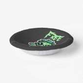 かわいいおもしろいゾンビ ペーパーボウル (傾斜あり)