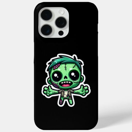 かわいいおもしろいゾンビ Case-Mate iPhoneケース (裏面)