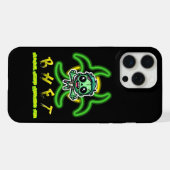 かわいいおもしろいゾンビ iPhoneケース (裏面横)