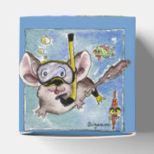 かわいいおもしろいチンチラ6マンガ紙ボックス フェイバーボックス (上部)