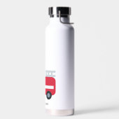 かわいいおもしろいディノファイアエンジン新学期DIY名 ウォーターボトル (左面)