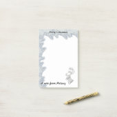 かわいいおもしろいトレンディーホリデートナディアモノグラム ポストイット (デスク上)